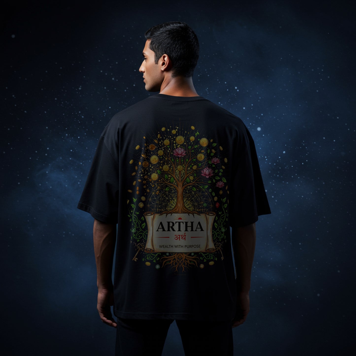 Artha Unisex Oversized Classic T-Shirt