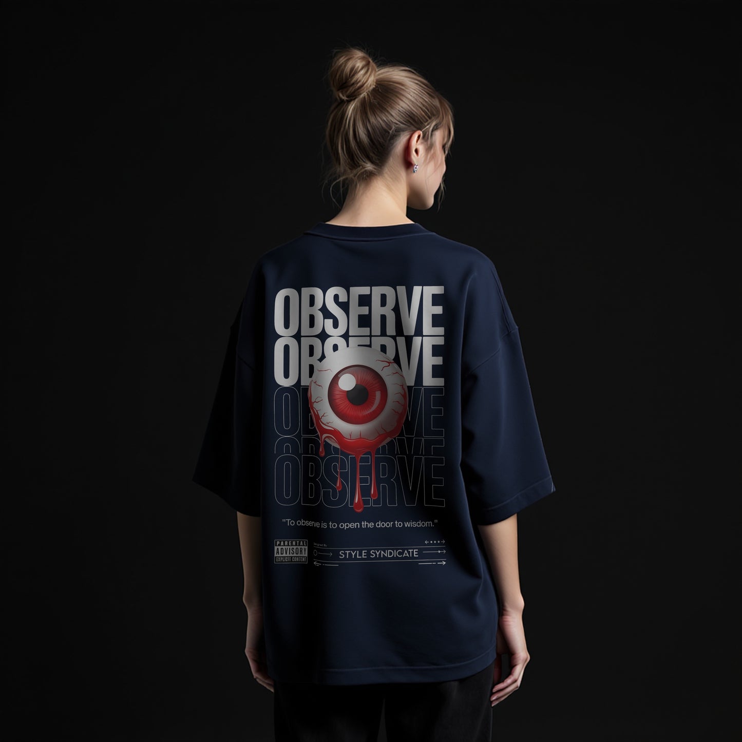 Observe & Perceive Unisex Oversized Classic T-Shirt
