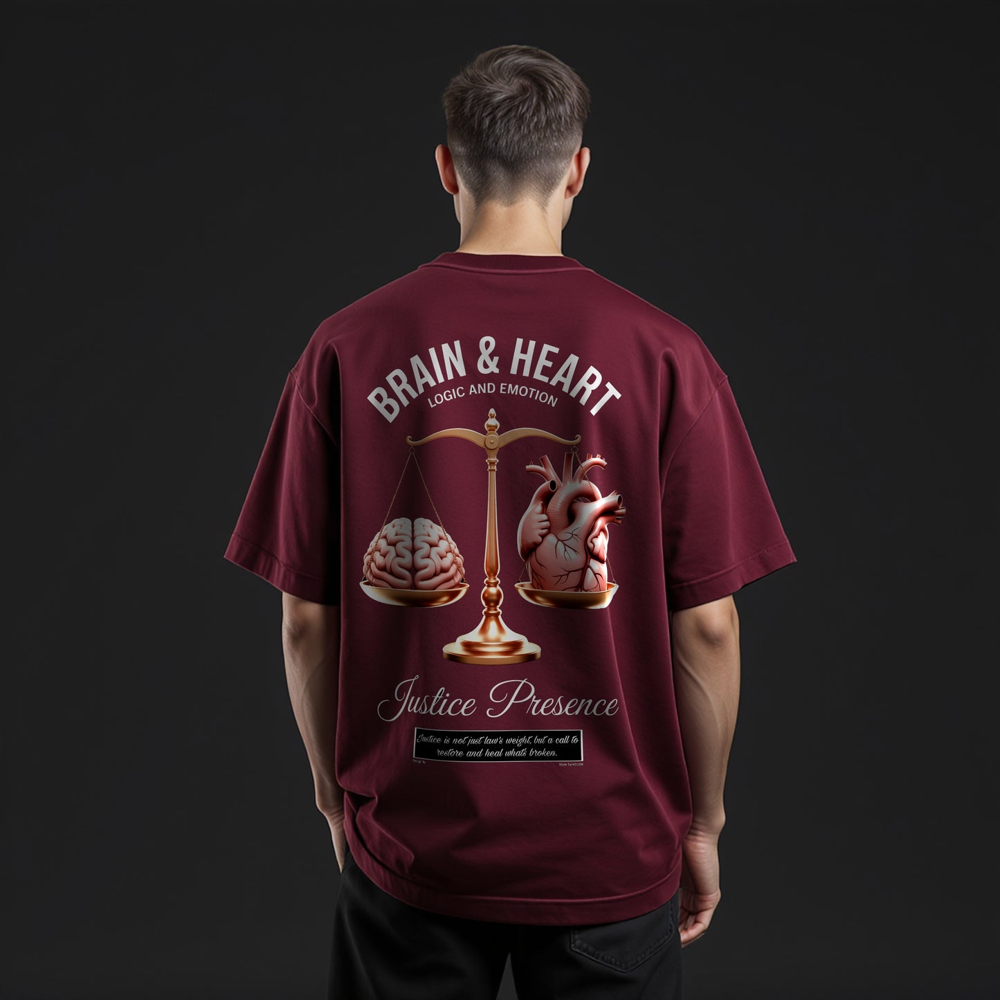 Emotional Balance Unisex Oversized Classic T-Shirt