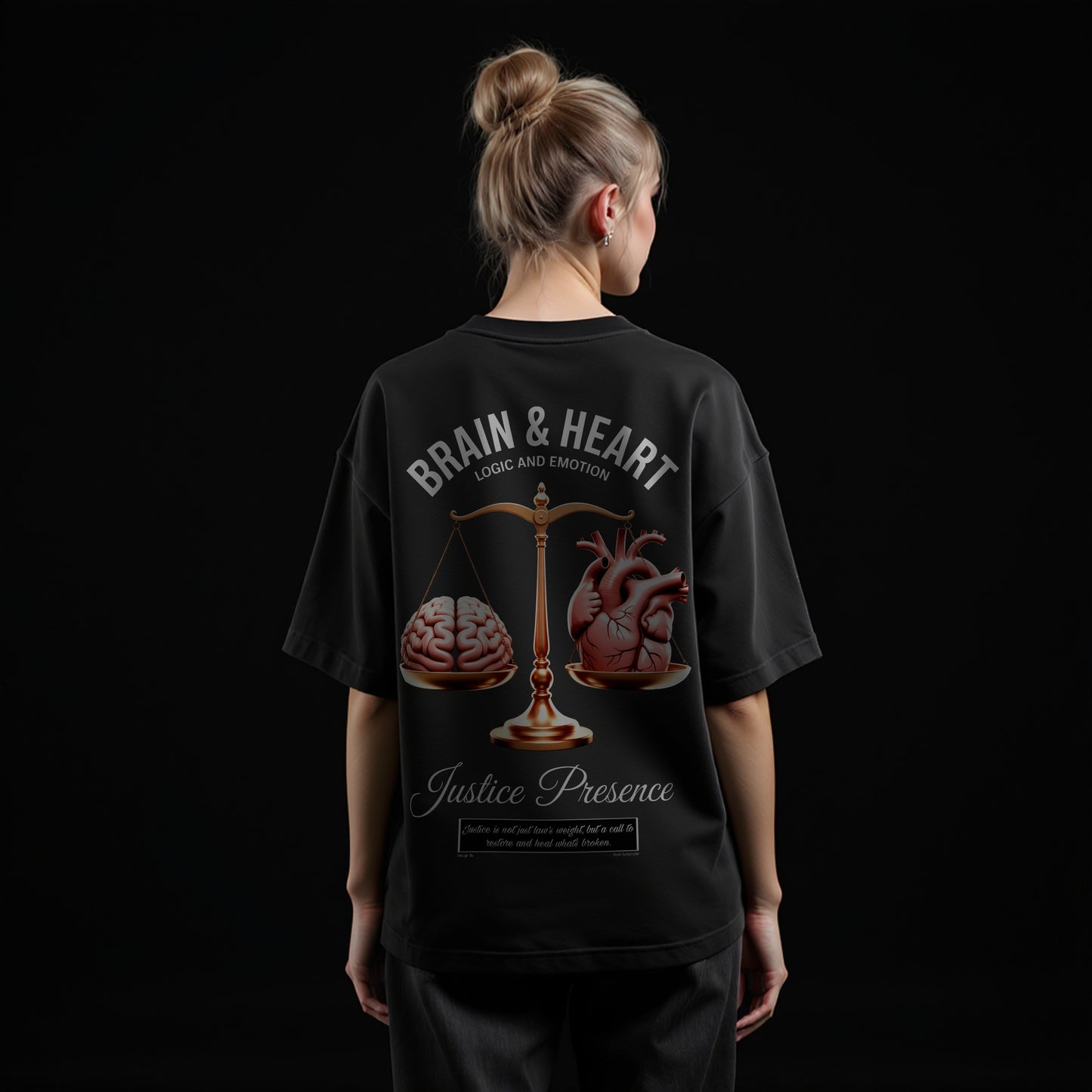 Emotional Balance Unisex Oversized Classic T-Shirt