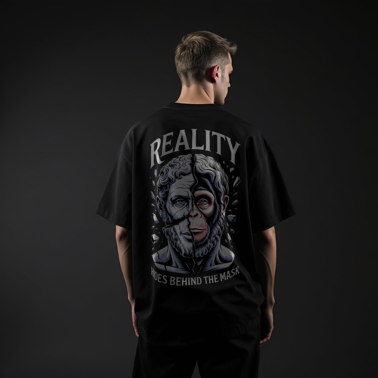 Reality Mask Unisex Oversized Classic T-Shirt