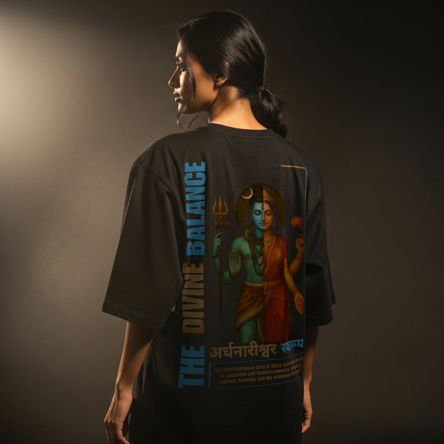 Ardhanarishwar Unisex Oversized Classic T-Shirt