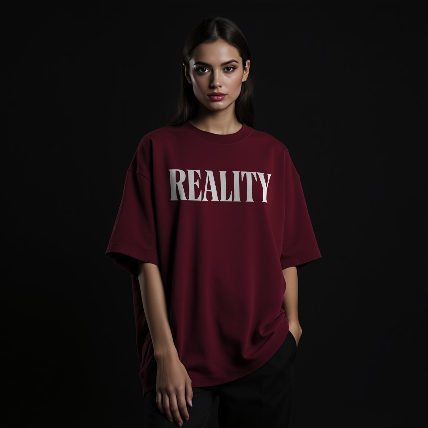 Reality Mask Unisex Oversized Classic T-Shirt