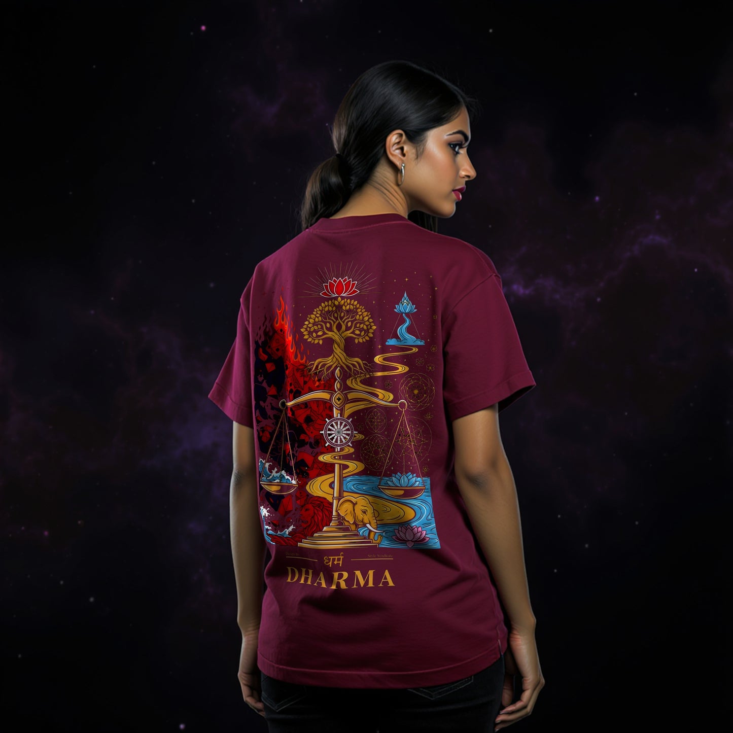 Dharma Unisex Oversized Classic T-Shirt