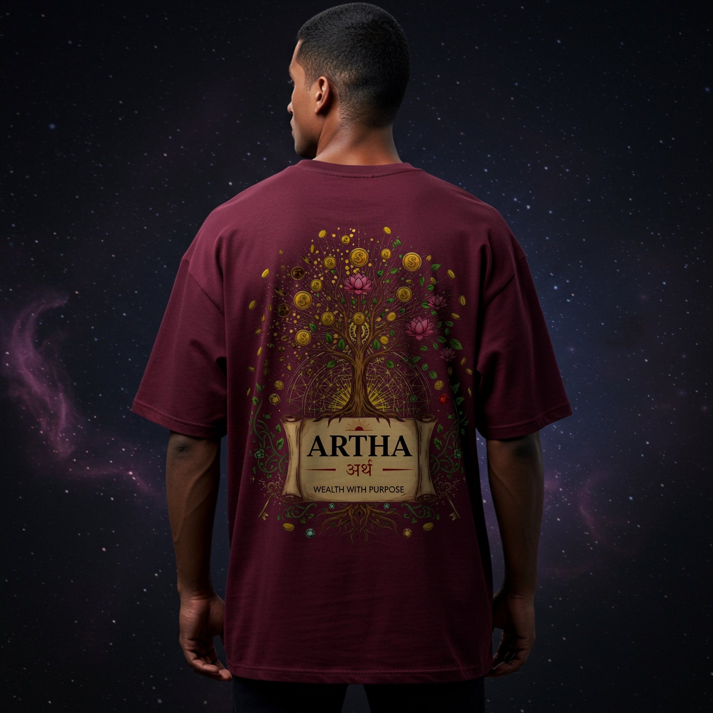Artha Unisex Oversized Classic T-Shirt