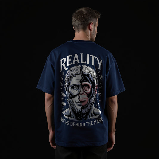 Reality Mask Unisex Oversized Classic T-Shirt