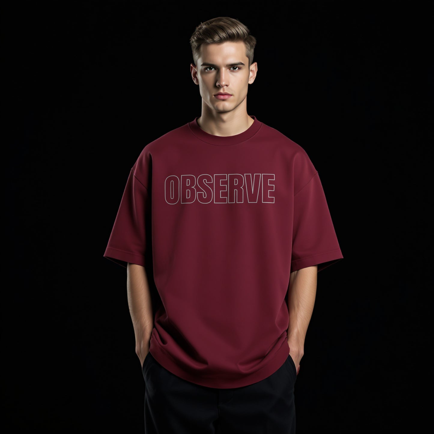 Observe & Perceive Unisex Oversized Classic T-Shirt