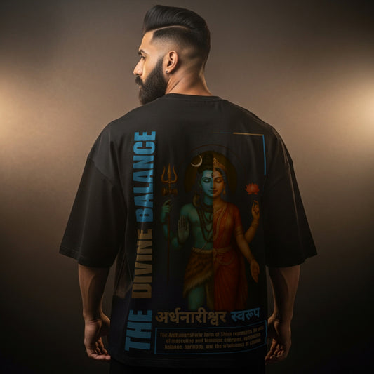 Ardhanarishwar Unisex Oversized Classic T-Shirt