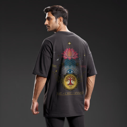 Sat • Chit • Anand Unisex Oversized Classic T-Shirt